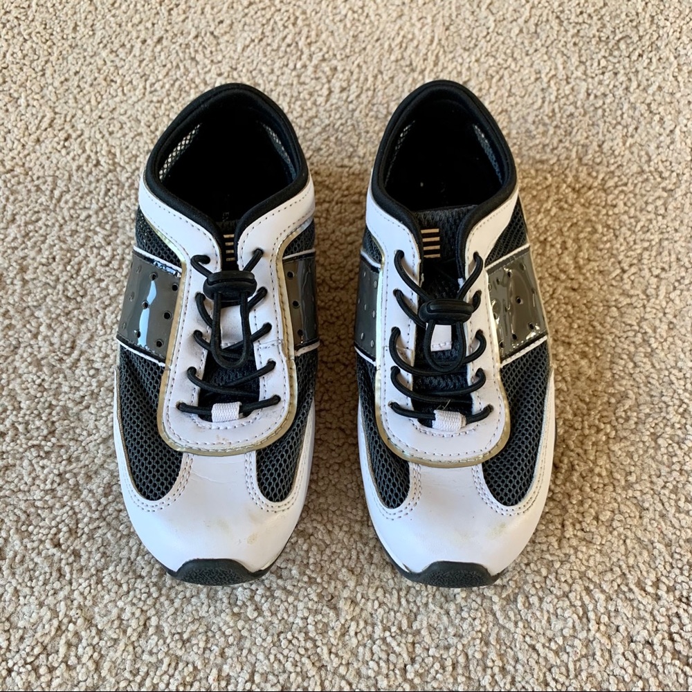 Lands’ End 2 Water Swim Shoes White Black